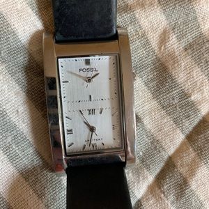 Fossil Women’s stainless steel dual time watch